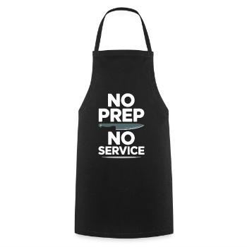 Prep Cook Kitchen Prep Back Of House Line - Cooking Apron - black - Front - AI Model Male 185 dark (185cm)