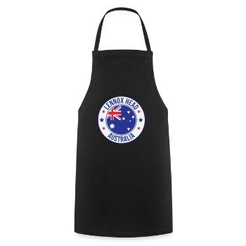 Insigne Lennox Head Australie - Tablier de cuisine - noir - Devant - AI Model Male 185 dark (185cm)