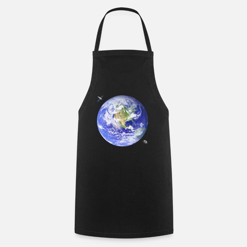 Planète Terre - Tablier de cuisine - noir