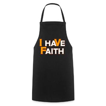 I Have Faith IVF Month Infertility Awareness Month - Cooking Apron - black - Front - AI Model Male 185 dark (185cm)