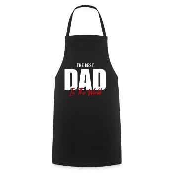 Feiert den besten Vater der Welt! Perfektes Geschenk - Kochschürze - Schwarz - Vorne - AI Model Male 185 dark (185cm)