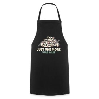 Sugar Glider Mom Exotic Pet Lover - Cooking Apron - black - Front - AI Model Male 185 dark (185cm)