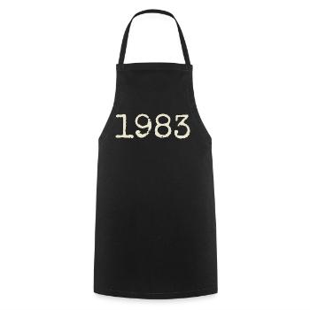 Geburtstagsgeschenk 1983 – Großartig seit 1983 - Kochschürze - Schwarz - Vorne - AI Model Male 185 dark (185cm)