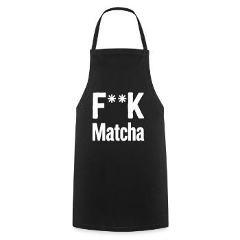Matcha Rebellion T-shirt - Tablier de cuisine - noir - Devant - AI Model Male 185 dark (185cm)