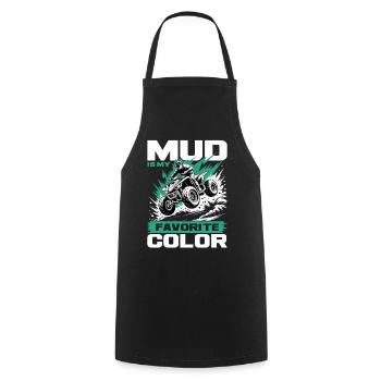 Quad ATV Garçons Hommes Quad Wheeler - Tablier de cuisine - noir - Devant - AI Model Male 185 dark (185cm)