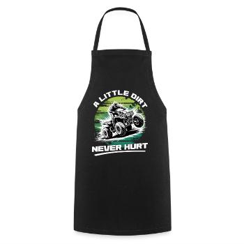 Quad ATV Garçons Hommes Quad Wheeler - Tablier de cuisine - noir - Devant - AI Model Male 185 dark (185cm)