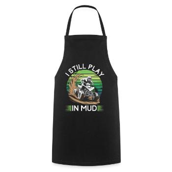 Quad ATV Garçons Hommes Quad Wheeler - Tablier de cuisine - noir - Devant - AI Model Male 185 dark (185cm)