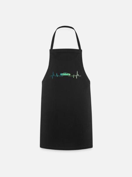 Pick-up battement de coeur voiture tout terrain - Tablier de cuisine - noir