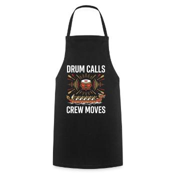 Dragon Boat Club Paddler Team Dragon Boat Gift - Cooking Apron - black - Front - AI Model Male 185 dark (185cm)