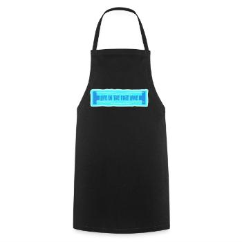 Life In The Fast Lane Float Funny Pool Saying - Cooking Apron - black - Front - AI Model Male 185 dark (185cm)
