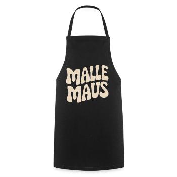 Mallemaus JGA Frauen Mallorca Fan Party Malle Maus - Kochschürze - Schwarz - Vorne - AI Model Male 185 dark (185cm)