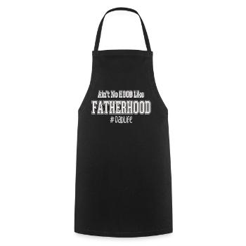 Father Saying Fatherhood DadLife - Cooking Apron - black - Front - AI Model Male 185 dark (185cm)