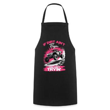 UTV Off Road Girl Woman 4 Wheeler Side by side - Kochschürze - Schwarz - Vorne - AI Model Male 185 dark (185cm)