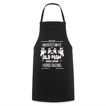 Norwegian Says No Funny Naughty Horse - Cooking Apron - black - Front - AI Model Male 185 dark (185cm)
