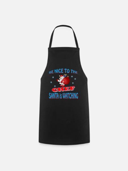SANTA CHEF - Kochschürze - Schwarz