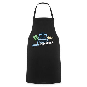 Les sauveteurs adorent les nageurs sauveteurs - Tablier de cuisine - noir - Devant - AI Model Male 185 dark (185cm)