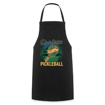 Pickleball Dink Queen Spieler Pickle Ball Love - Kochschürze - Schwarz - Vorne - AI Model Male 185 dark (185cm)