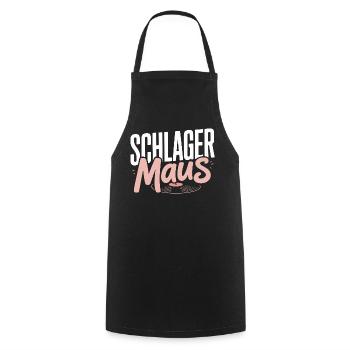Schlager Maus Party Crew JGA Frauen Schlagermaus - Kochschürze - Schwarz - Vorne - AI Model Male 185 dark (185cm)