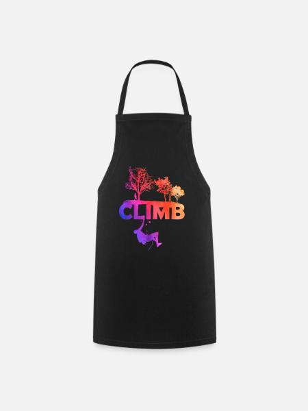 Climb Gradient Silhouette - Kochschürze - Schwarz