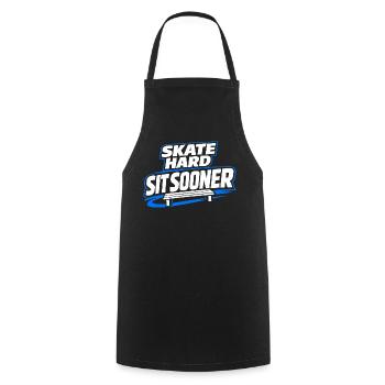 Ligue de la Bière Hockey Humour des joueurs drôles de hockey - Tablier de cuisine - noir - Devant - AI Model Male 185 dark (185cm)