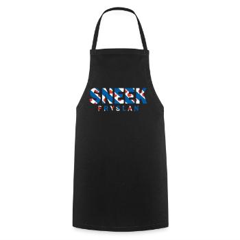 Sneek Friesland Fryslan Flag Shirt, Hoodie, Bag - Cooking Apron - black - Front - AI Model Male 185 dark (185cm)