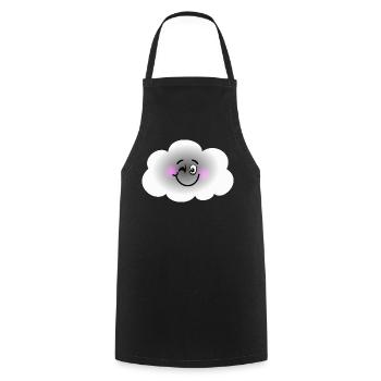 Happy Cloud - Tablier de cuisine - noir - Devant - AI Model Male 185 dark (185cm)