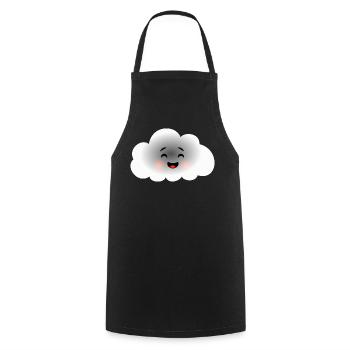 Happy Cloud - Tablier de cuisine - noir - Devant - AI Model Male 185 dark (185cm)
