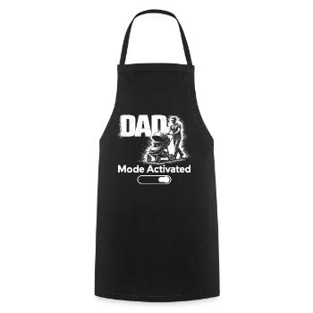Dad Mode Activated Shirt New Dad Baby Stroller - Kochschürze - Schwarz - Vorne - AI Model Male 185 dark (185cm)