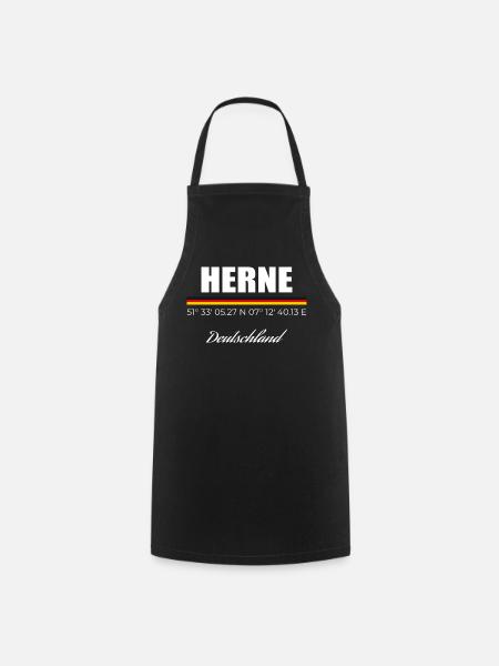 Herne - Kochschürze - Schwarz