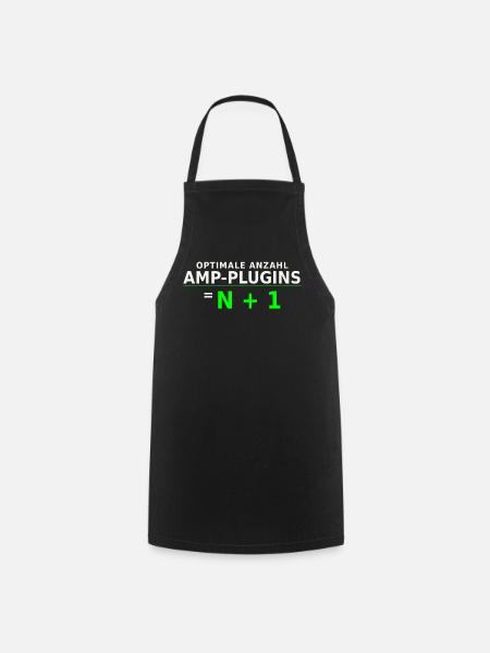 Optimale Anzahl Amp-Plugins = N + 1 - Kochschürze - Schwarz