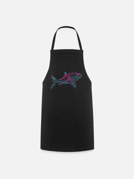 Neo Shark - Cooking Apron - black