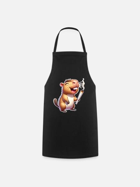 Capybara Joint Weed - Kochschürze - Schwarz