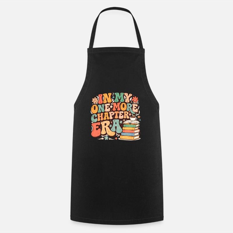 Another chapter era bookrat nerd read - Cooking Apron - black
