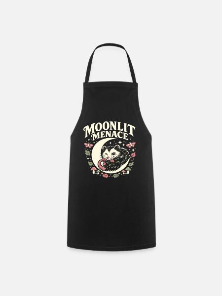 Moonlit Menace - Kochschürze - Schwarz