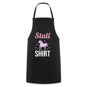 Équitation Amateurs de chevaux Écuries à cheval Chevaux - Tablier de cuisine - noir - Devant - AI Model Male 185 dark (185cm)