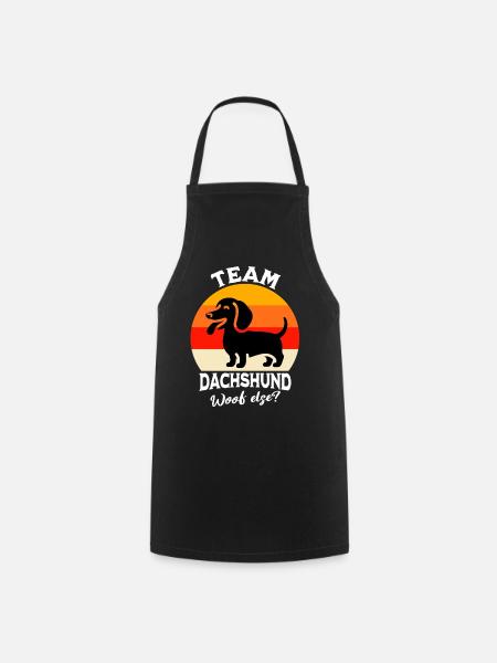 Team Dackel - Kochschürze - Schwarz