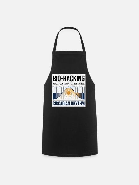 Bio Hacking - Kochschürze - Schwarz