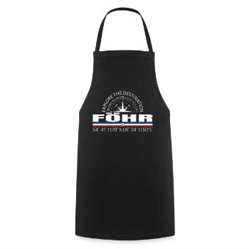 Föhr - Cooking Apron - black - Front - AI Model Male 185 dark (185cm)
