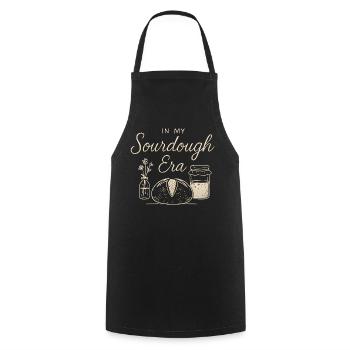 Baking Baker Sourdough In My Sourdough Era - Cooking Apron - black - Front - AI Model Male 185 dark (185cm)