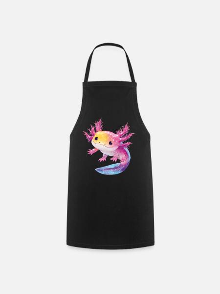 Axolotl - Kochschürze - Schwarz