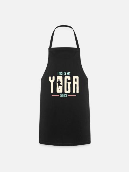 Yoga - Kochschürze - Schwarz