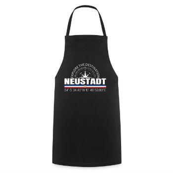 Neustadt - Kochschürze - Schwarz - Vorne - AI Model Male 185 dark (185cm)