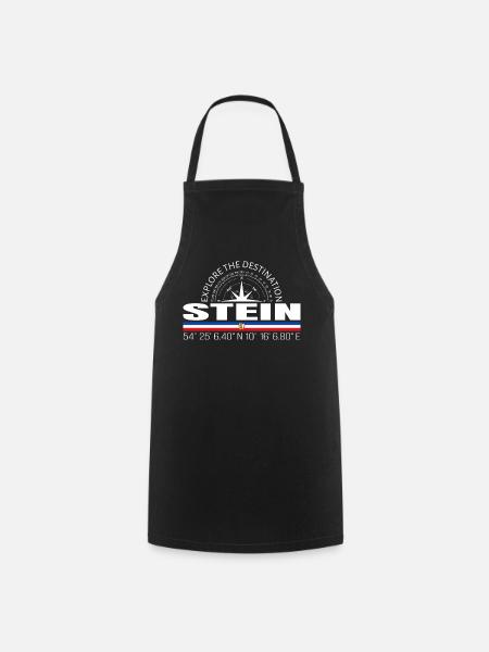 Stein - Kochschürze - Schwarz