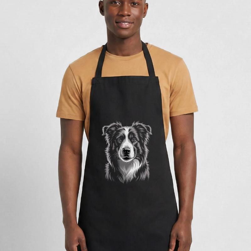 Boder Collie Kochschürze