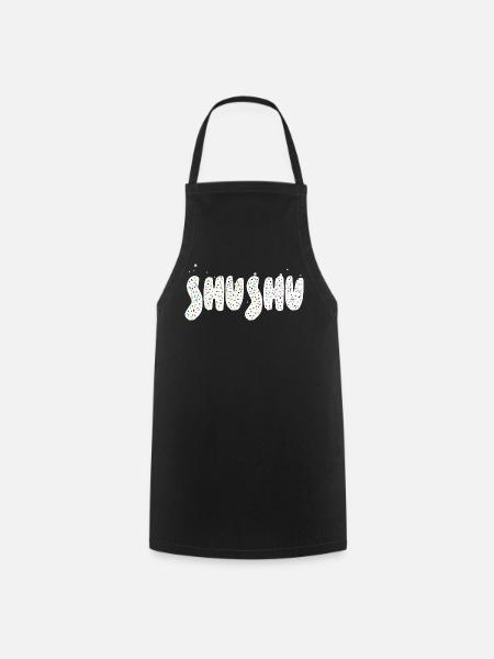 Shushu wortkunst - Kochschürze - Schwarz