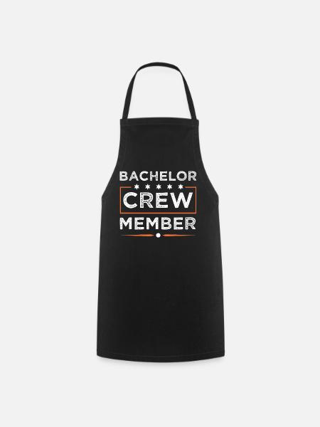 Bachelor Crew - Kochschürze - Schwarz