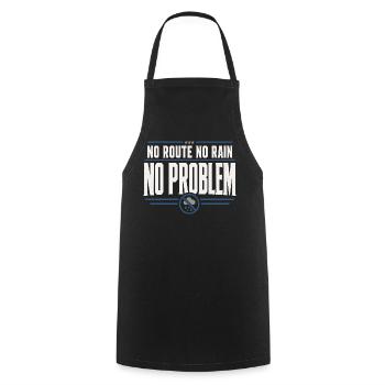 Retired Postman Retired Postman - Cooking Apron - black - Front - AI Model Male 185 dark (185cm)
