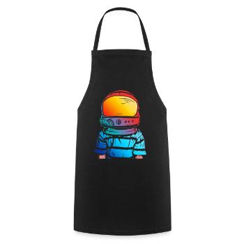Astronaut Dream Gift for Kids - Cooking Apron - black - Front - AI Model Male 185 dark (185cm)