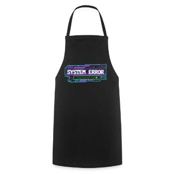 Erreur système – coffee.exe non trouvée - Tablier de cuisine - noir - Devant - AI Model Male 185 dark (185cm)