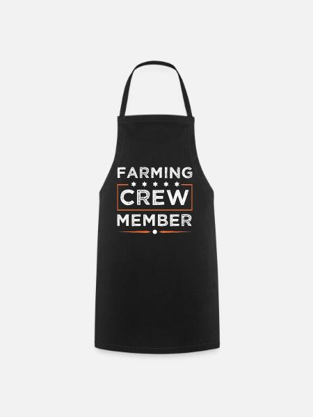Farming Crew - Kochschürze - Schwarz